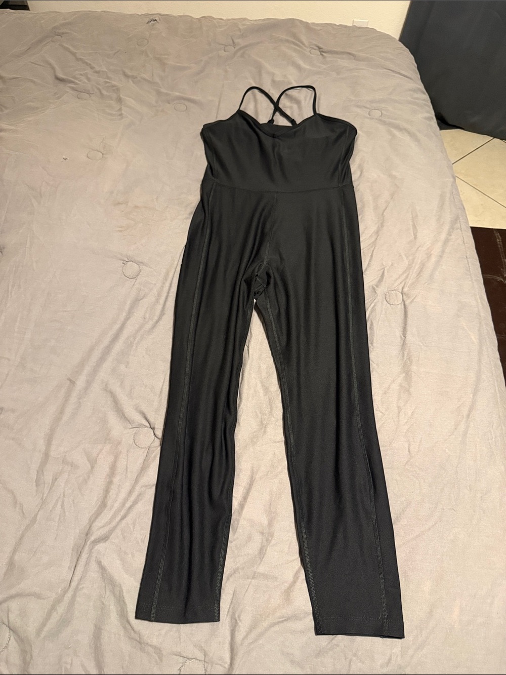 Old Navy Black Strappy Jumpsuit